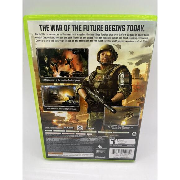 Frontlines: Fuel of War (Microsoft Xbox 360, 2008) Complete with Manual Tested - Picture 3 of 8